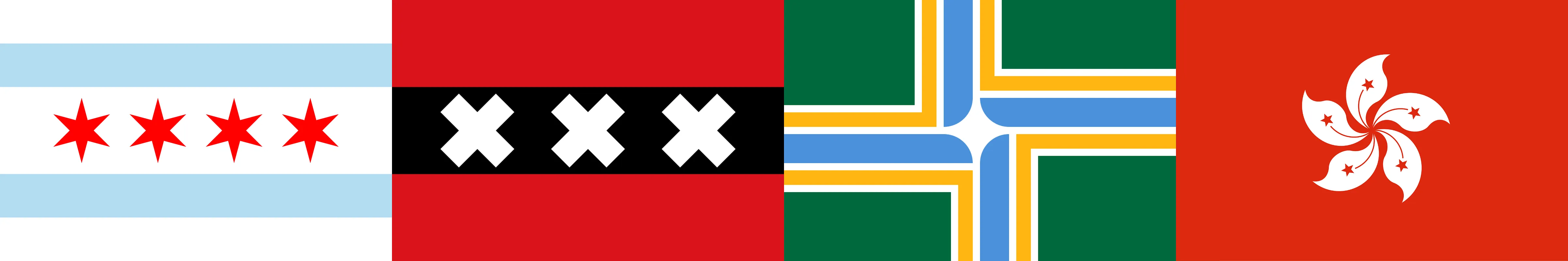 city flags