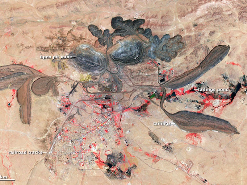 Bayan Obo Rare Earth Mine, Inner Mongolia, China